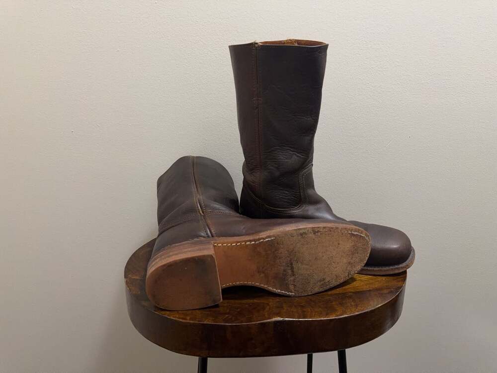 Frye Gaucho Campus Leather Boots - Picture 5 of 7